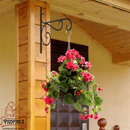 Кронштейн для цветов 52-004 - Фабрика интерьерной ковки фото 2