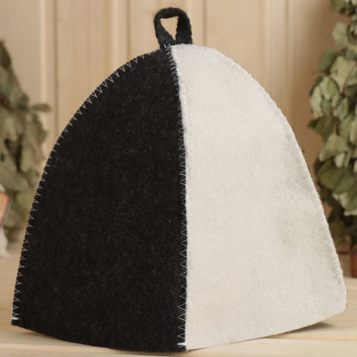 Шапка для бани Классическая комбинированная, МИКС - Добропаровъ фото 5