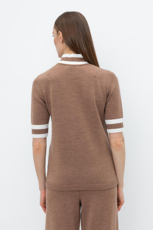 ЕВ 30045/24ш/какао джемпер жен