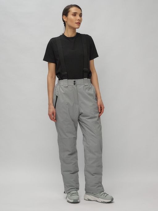 Горнолыжный костюм женский большого размера голубого цвета 02263Gl - Chunmai фото 21