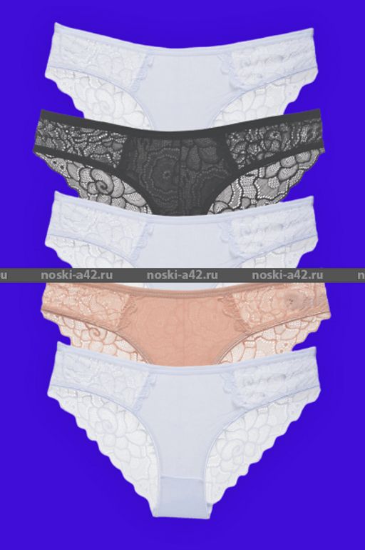 Цена за 5 шт. Трусы женские Турция кружевная попа арт. 83004 (84004) 3XL (50-52) - For you фото 5