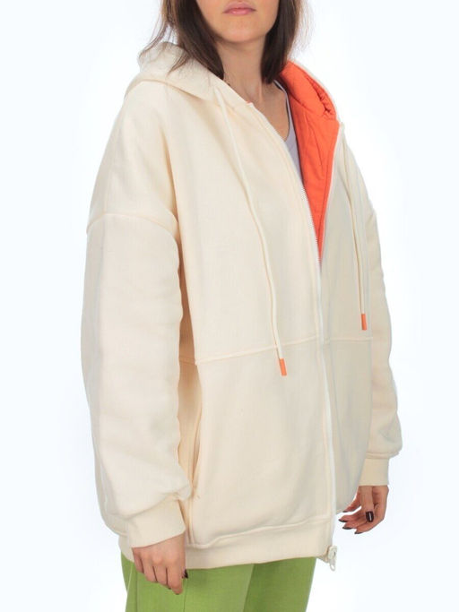 2560 MILK Худи зимнее женское (50 гр. синтепон) - Фабричный китай фото 8