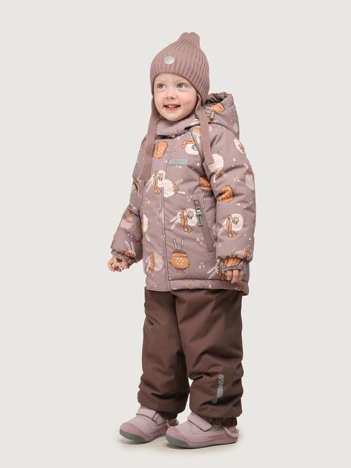 Костюм 7з0225 капучино/орех