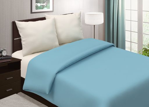 Постельное белье из поплина Дельфин Однотонный Евро макси