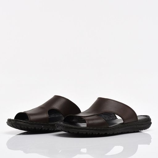 Коричневые мужские сандалии и тапочки из натуральной кожи