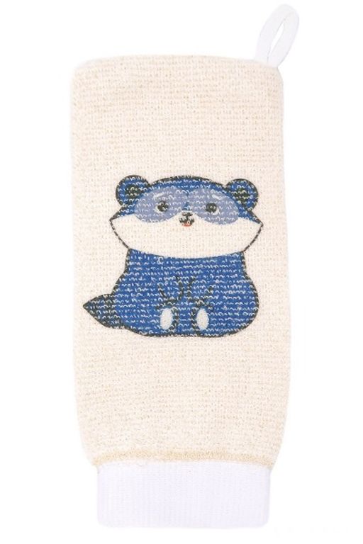 VIVAL Мочалка детская рукавица из хлопка с рисунком  фото 9