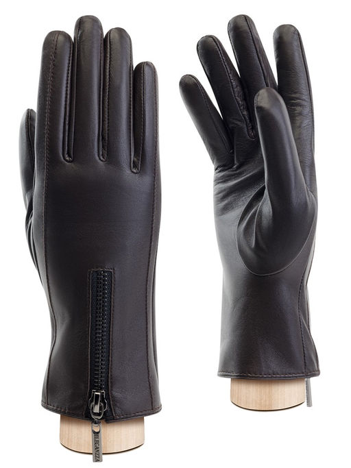 Перчатки женские 100% ш IS942 d.brown