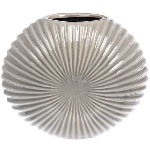 Ваза керамическая "Валенсия" 21*25*9см оливковая