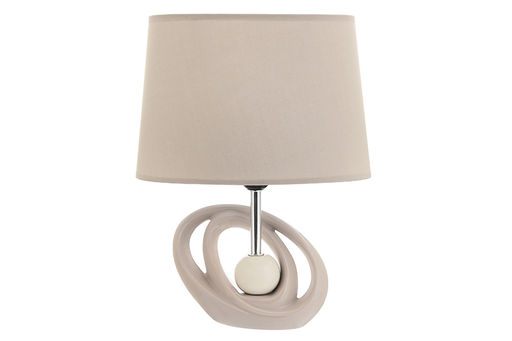 Настольная лампа 28*19*36 см Бесконечность + беж овал абажур - Elan gallery фото 3