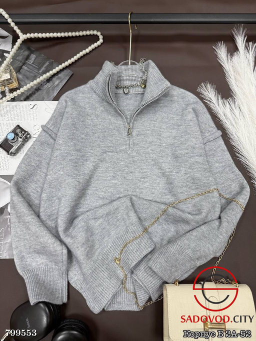 Кофта поло на молнии женская - Bruno фото 5