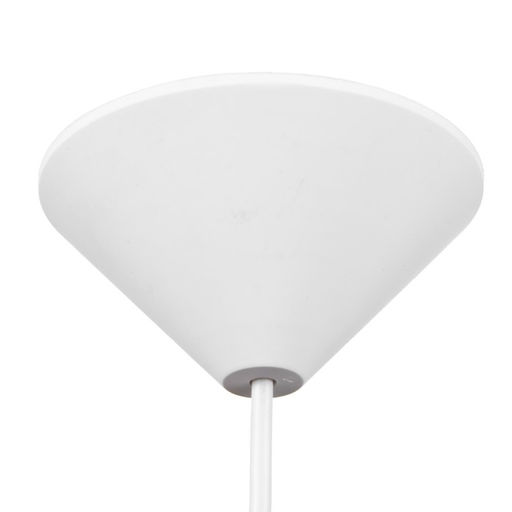 Подвес «Конус» 1×15 Вт Е27 МОДЕЛЬ: BR=00262 белый/дымчатый 25×25×15 см