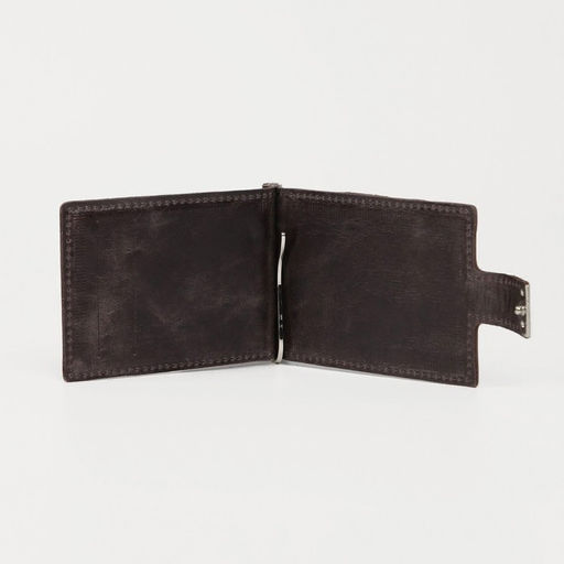 Зажим для купюр на кнопке, цвет коричневый - Simaland фото 3