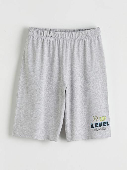 Bask?l? Erkek ?ocuk Pijama ?ort