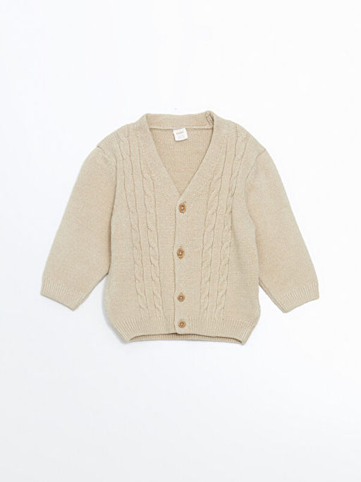 V Yaka Triko Erkek Bebek H?rka