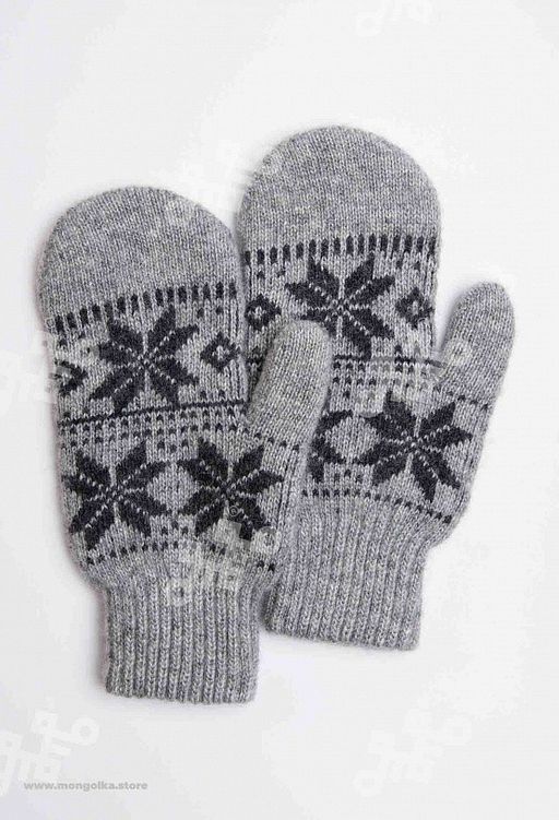 Шерстяные варежки (арт. 04117) - Тод оймс ххк фото 2