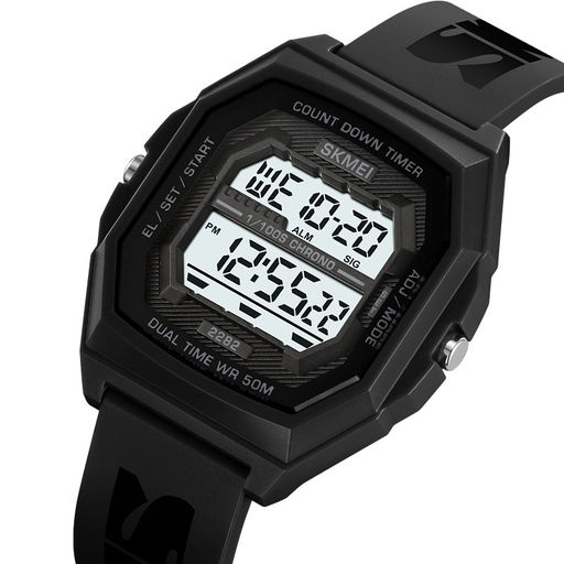 Часы наручные Skmei мужские электронные спортивные 2282black-white