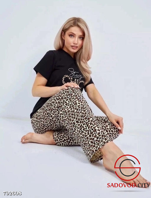 пижама женская леопардовая - Bruno фото 4