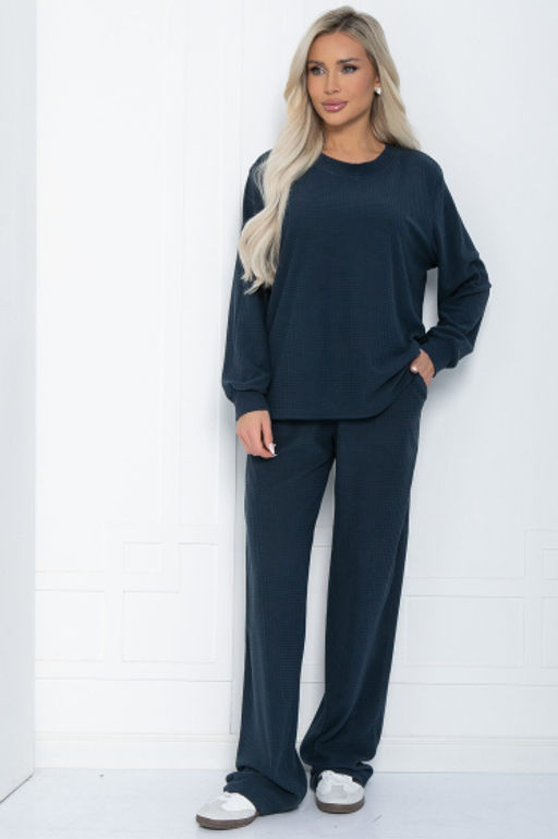 Костюм Стильный выход (синий) К11578 - Lt collection фото 11