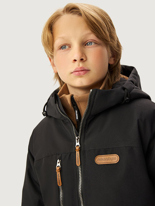 Куртка 4м3526 черный - Nikastyle фото 4