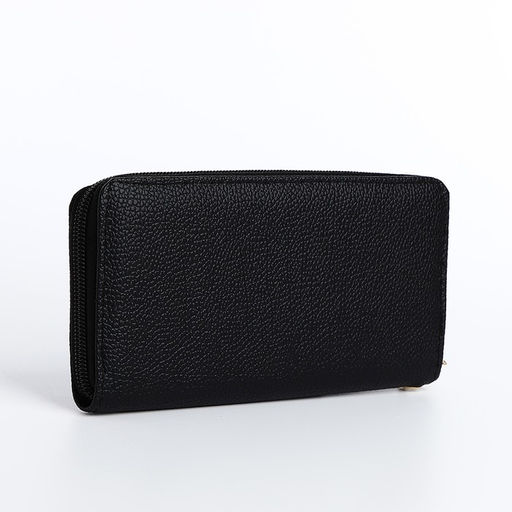 Кошелёк на молнии, цвет чёрный - Simaland фото 2
