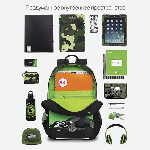 Рюкзак школьный GRIZZLY