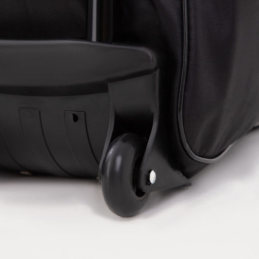 Сумка дорожная 20 на колёсах, отдел на молнии, наружный карман, цвет чёрный - Simaland фото 4