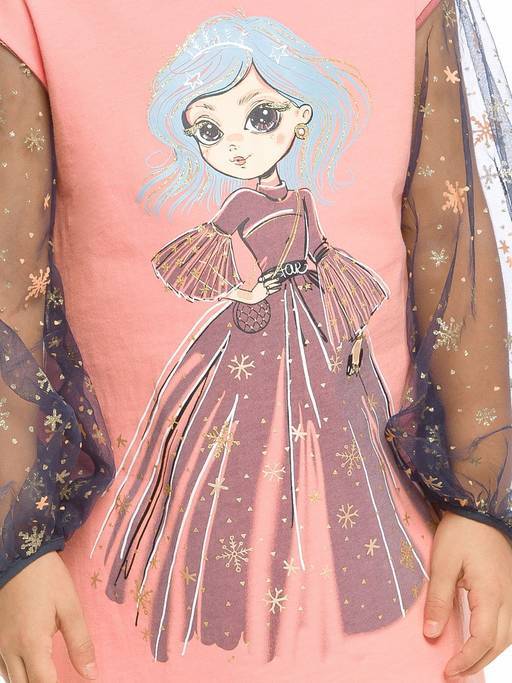 Уценка PELICAN GFDJ3154 платье для девочек  фото 4