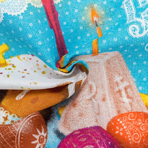 Полотенце пасхальное Доляна Светлой пасхи 35х602 см, 100% хл, рогожка 162г/м2  фото 5