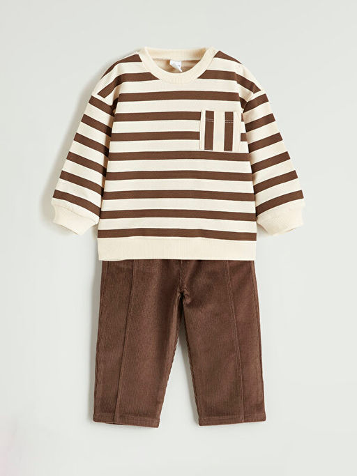 G???s Cepli Erkek Bebek Sweatshirt ve E?ofman Alt?