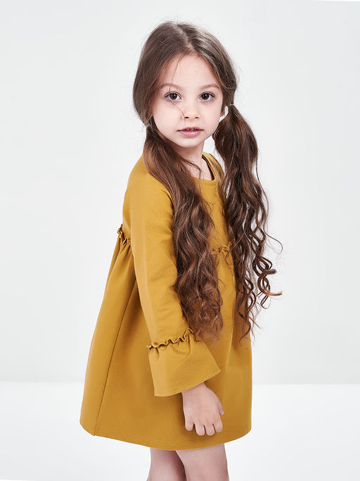 Платье для девочки UD 2486 горчица - Mini maxi фото 2