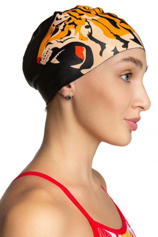 Силиконовая шапочка Tiger, Skulls - Mad wave фото 5