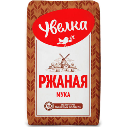 У Мука ржаная хлебопекарная обдирная 2 кг