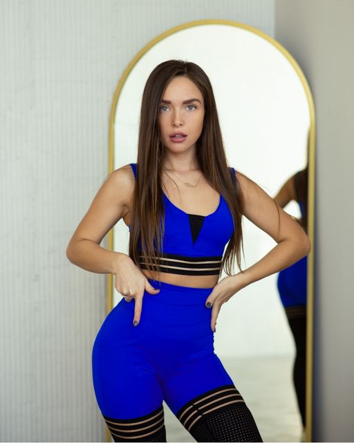 Спортивный топ Band синий - Rowan фото 2