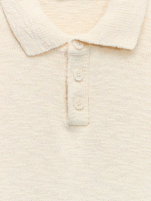 Джемпер из хлопка с воротником поло / Zarina