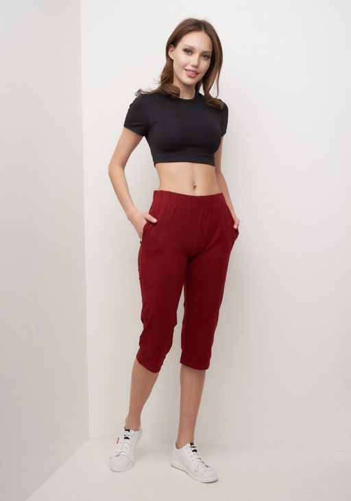 Бриджи жен.арт.1043-1,бордовые - Binita фото 5