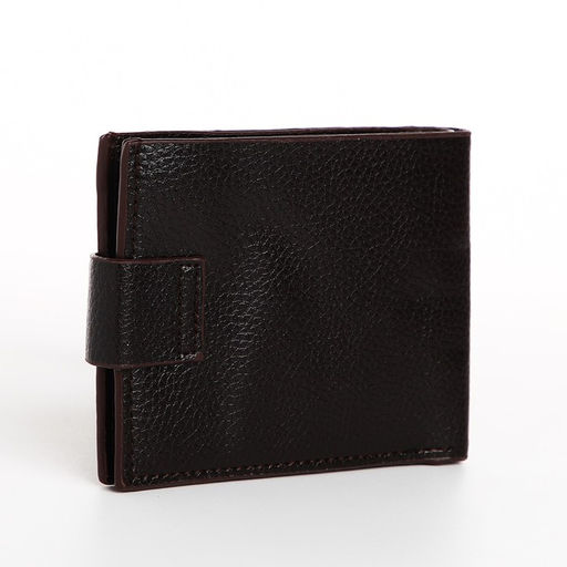 Портмоне мужское «Фади», на магните, отдел для купюр, для карт, для монет, коричневое