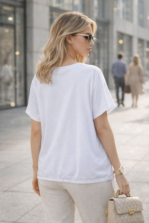 Нарядная футболка Graphic Bloom арт. А1025