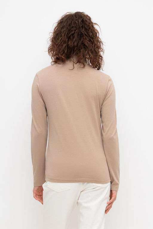 Водолазка Very Neat ЕВТ 3026/24 из хлопка с эластаном песчаный берег  фото 2