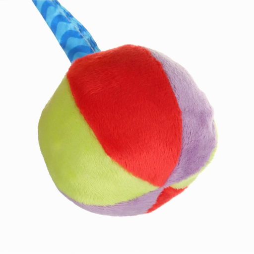 Растяжка - спираль на коляску/кроватку Крошка Я «Слоник яркий», с прорезывателем, от 3 мес.