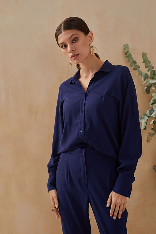 Брюки 61747-1 Темно-Синий