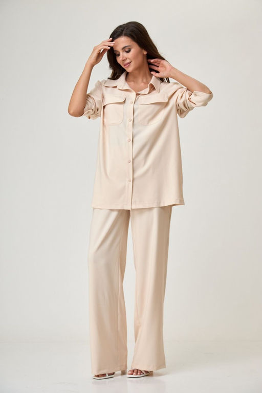 Рубашка ANELLI 1293.1 светло-бежевый  фото 6