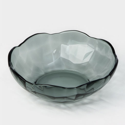 Салатник Black Diamond, 850 мл, d=20 см, стекло, серый