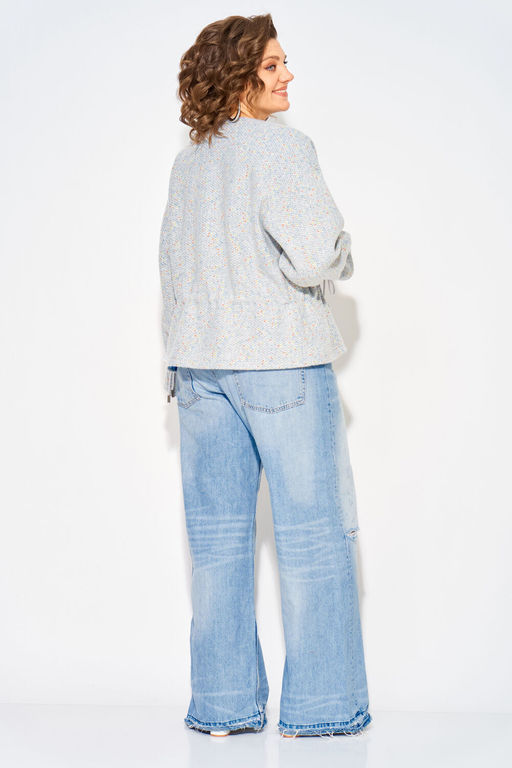 Жакет Liliana 1340н голубой меланж