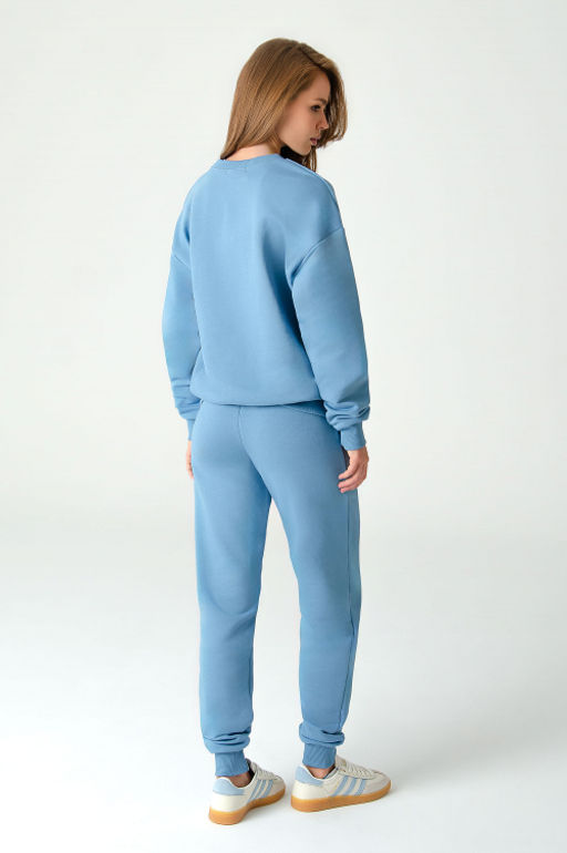 Арт. 2520/3 Костюм с брюками женский 44-52 (5 шт) Цвет:верх-голубой,низ-голубой - Калинка фото 15