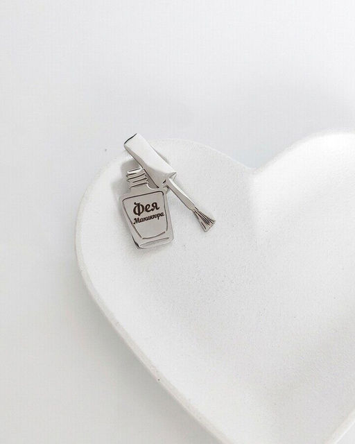 Брошь с гравировкой Фея Маникюра - Vel vett фото 8