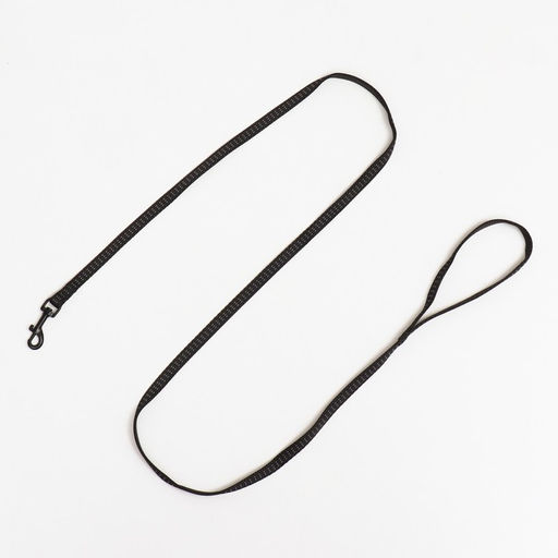 Комплект двухслойный, поводок 130 х 1 см, ОГ 25-38 см, чёрный - Пижон фото 9