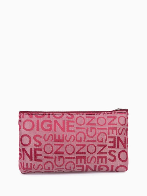 Цена за 2 шт. Косметичка-пенал на молнии, маленькая, с рисунком Буквы, бордовая - Simaland фото 2