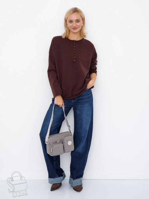 Сумка женская  8680MD gray Mindesa в Новосибирске
