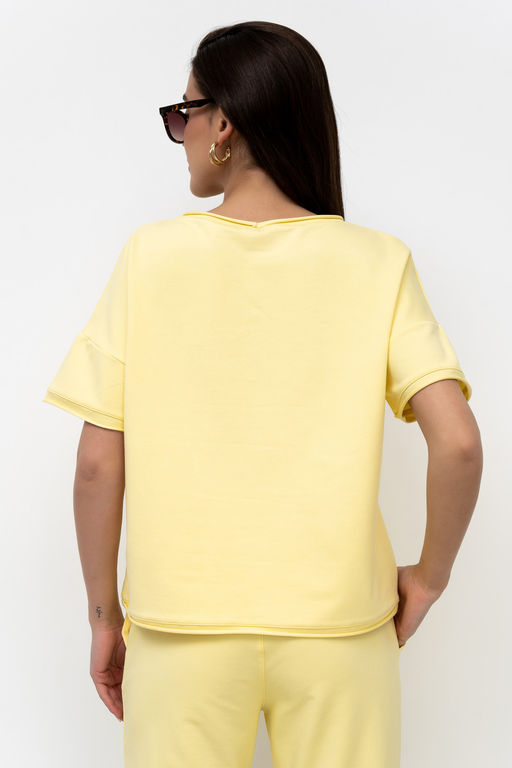 футболка из лёгкого хлопкового футера - Solo mio фото 12