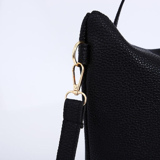 Сумка-тоут на молнии, цвет чёрный - Simaland фото 4